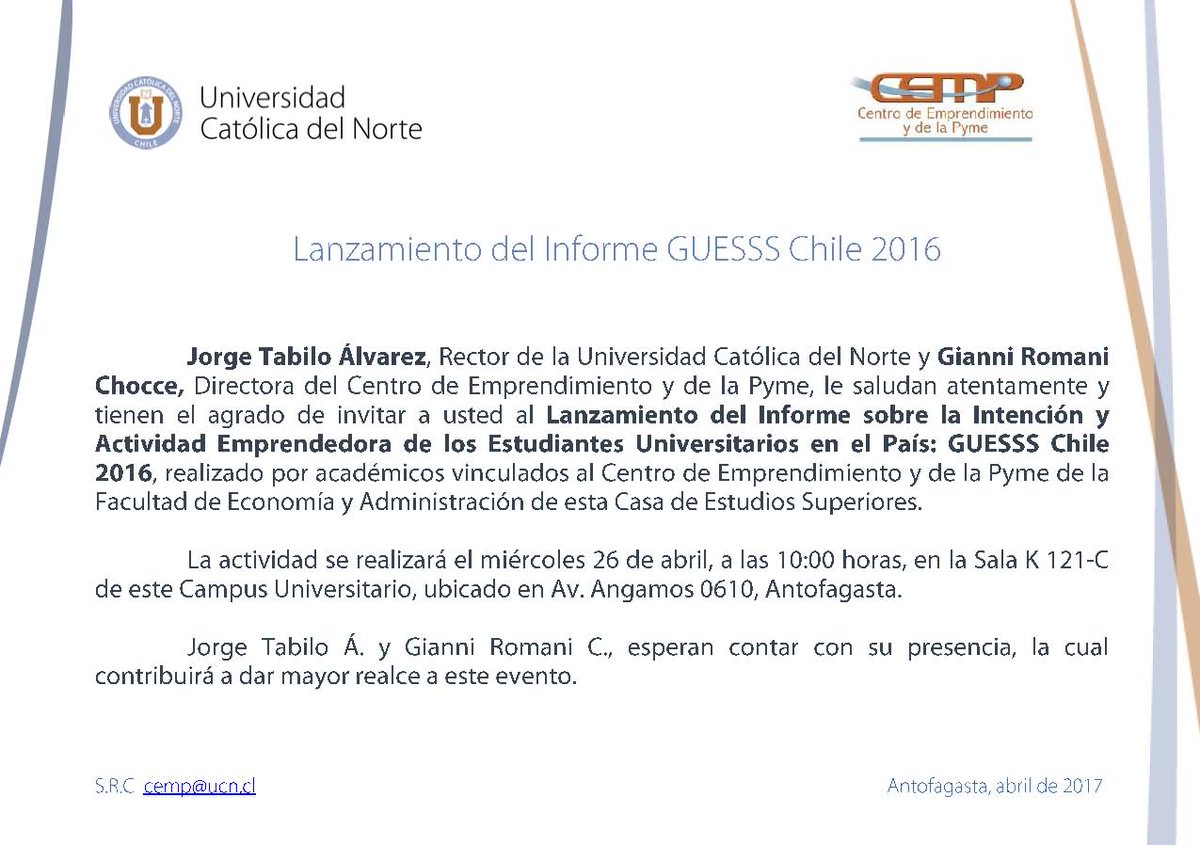 Hoy a las 12 estaremos en <a href="/Fuera_delTiesto/">Fuera del tiesto</a> x <a href="/RadioUa/">Radio Ua</a> comentando el informe GUESSS sobre actividad #emprendedora en universitarios