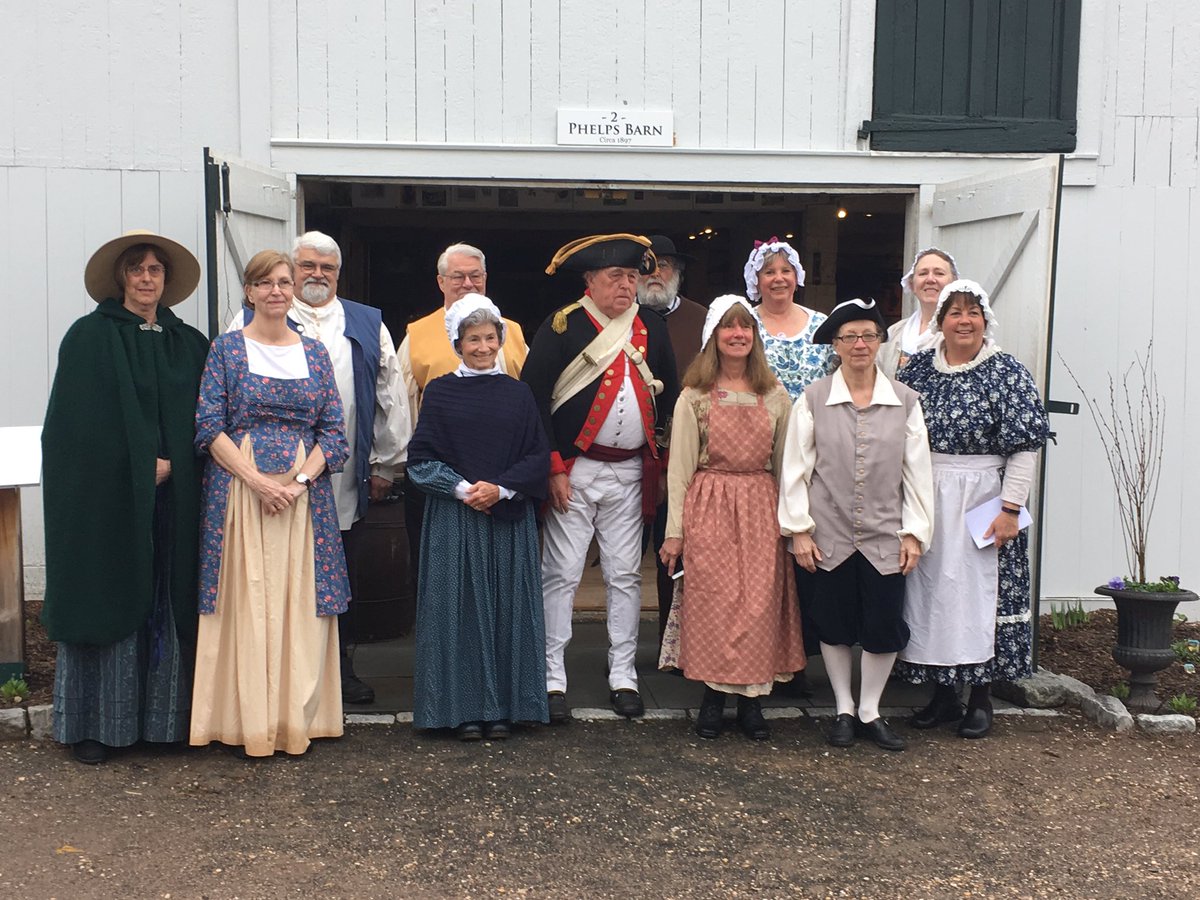 Ready to welcome Squadron Line 5th graders for Colonial Day!