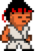 OldboySagat's tweet photo. Small Karate guy #pixelart #gamedev https://t.co/yPrOWlNftB