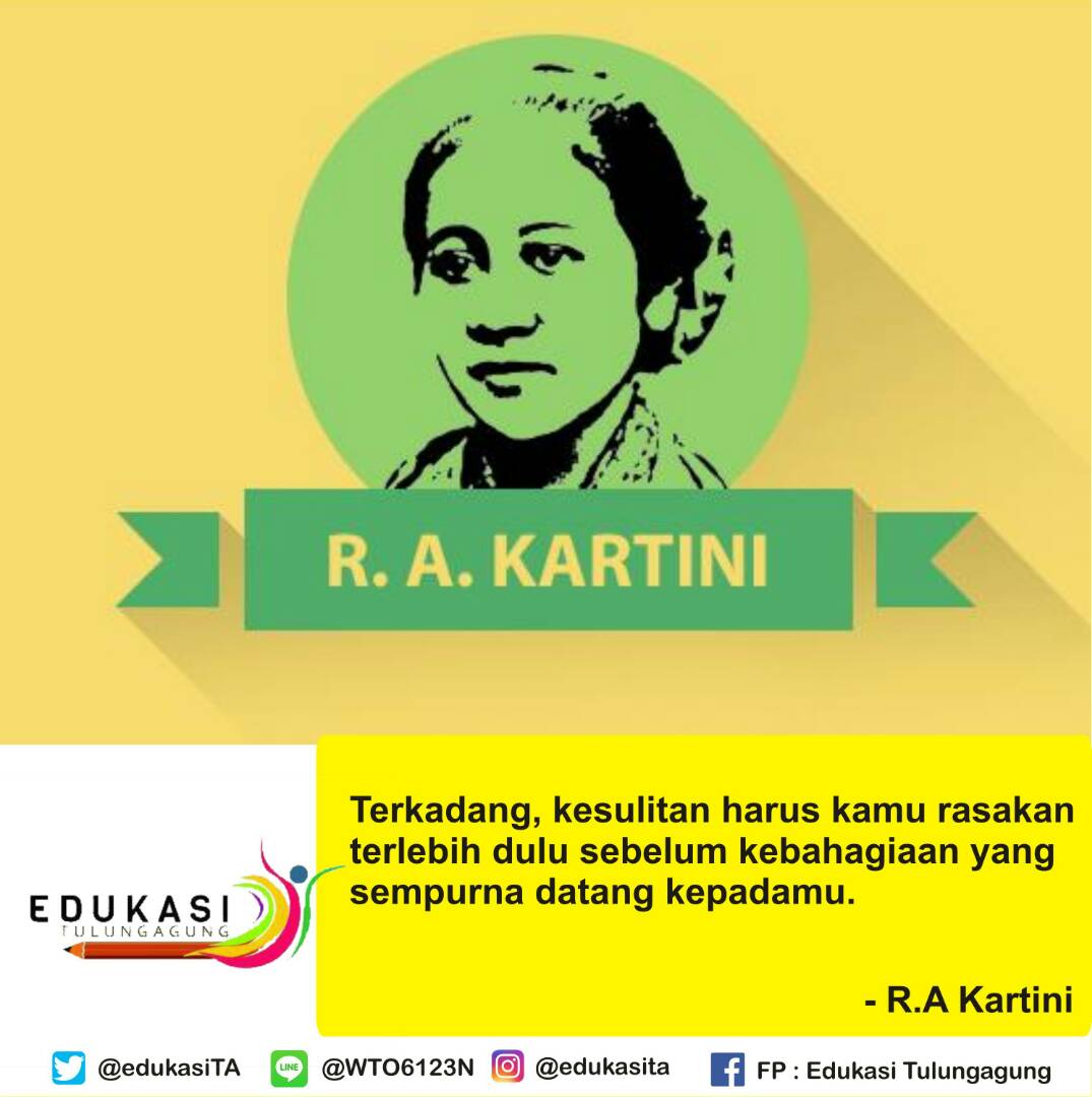 Selamat hari kartini untuk para kartini-kartini muda di Indonesia 😊