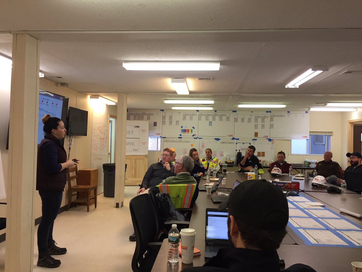 GilbaneNewEng's tweet photo. Thanks @AJH_Phelps for sharing pull planning expertise with our Supers #lean #planning https://t.co/uJqPaIMk1j