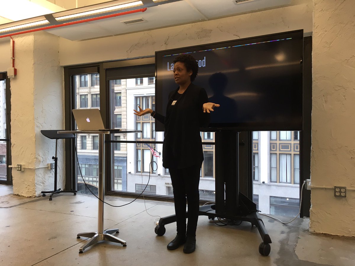 Detroit_CM's tweet image. Lauren Hood talking about Beyond @GrandCircusCo #CreativeMornings #cmdet