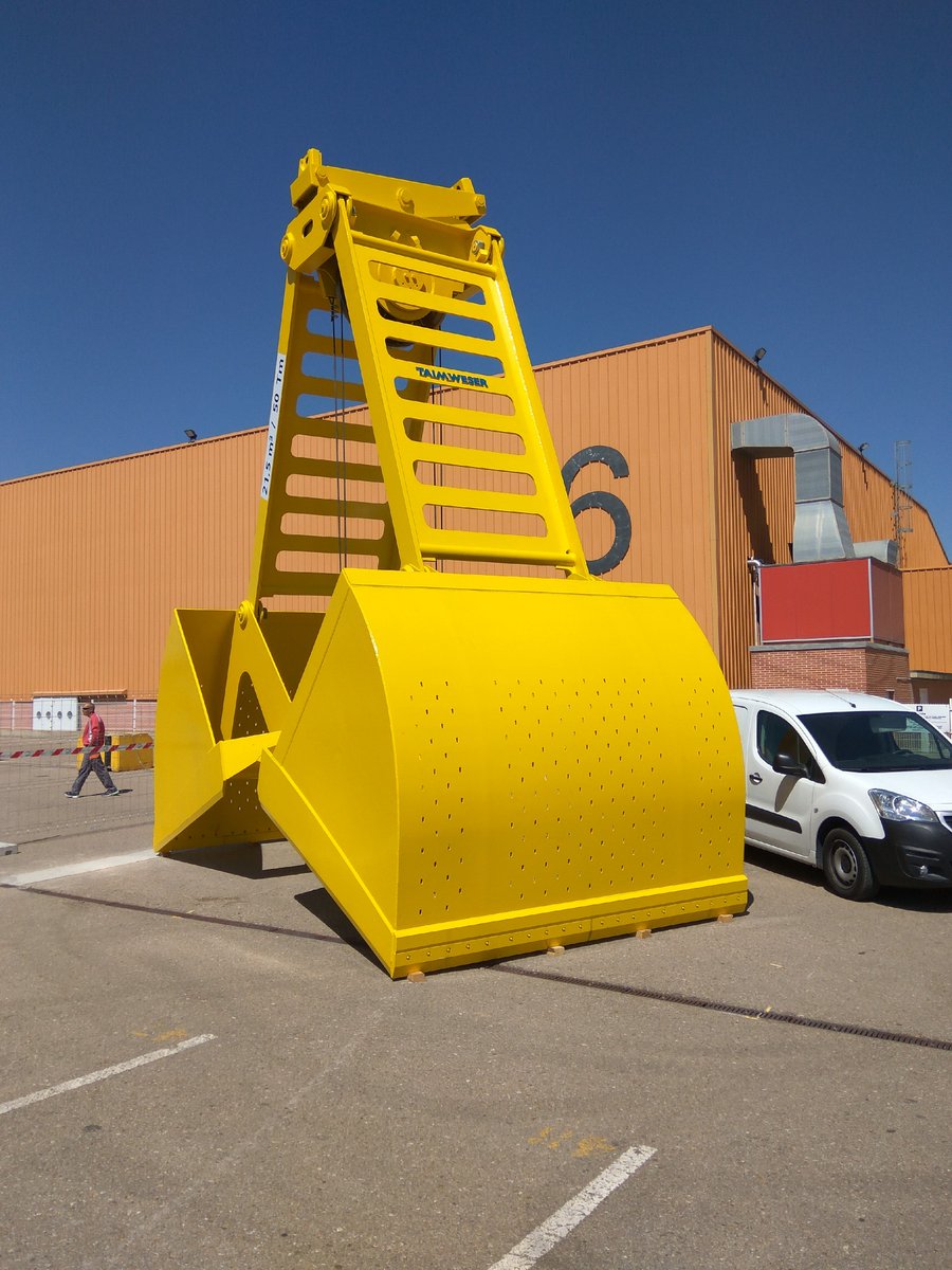taimweser's tweet photo. Our grab is already in the external area of @SMOPYC at @feriadezaragoza . We look forward to see you at our stand from 25/04 on. https://t.co/FG0p4jSSSx