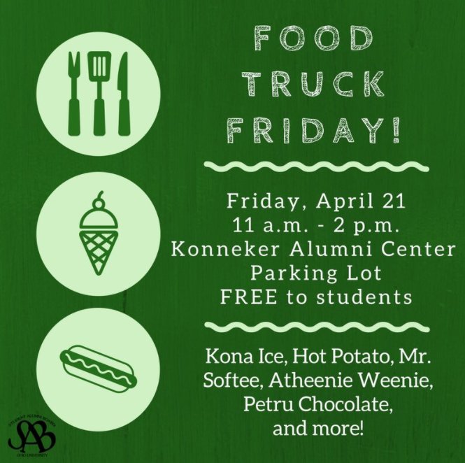 OHIOStudentLife's tweet photo. What better way to celebrate the last day of classes than with all your favorite Athens food trucks? #OHIOSeniorWeek https://t.co/cndnW1iQKE