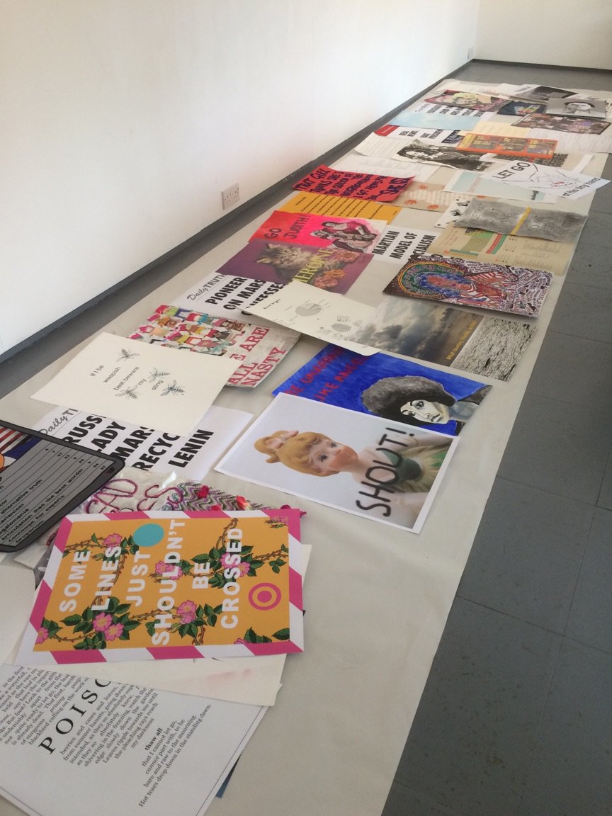 NastyWomenCamb's tweet photo. Looking forward to talking about @NastyWomenCamb to @chrismannbbc at 4 today! We open at 6 all welcome to this art exhibition & fundraiser https://t.co/1DifMWbwVs