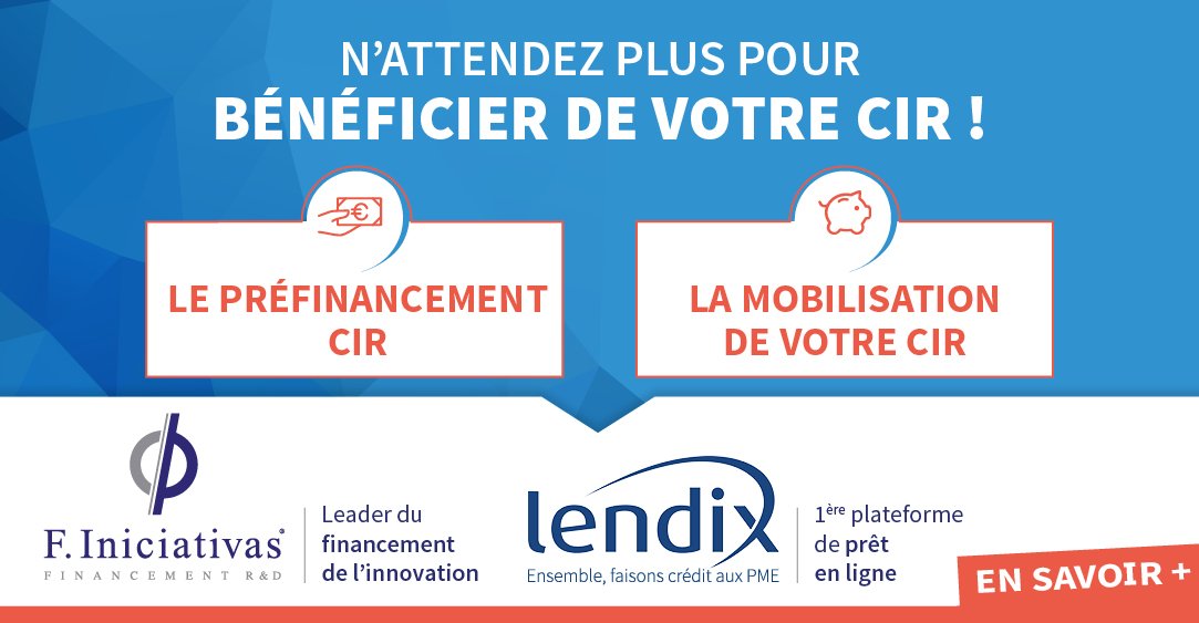 F_initiativesFR's tweet photo. Financez votre innovation de demain avec @lendix ! https://t.co/JRsEdVYp4D #conseil #financement https://t.co/z3wutSD2M5