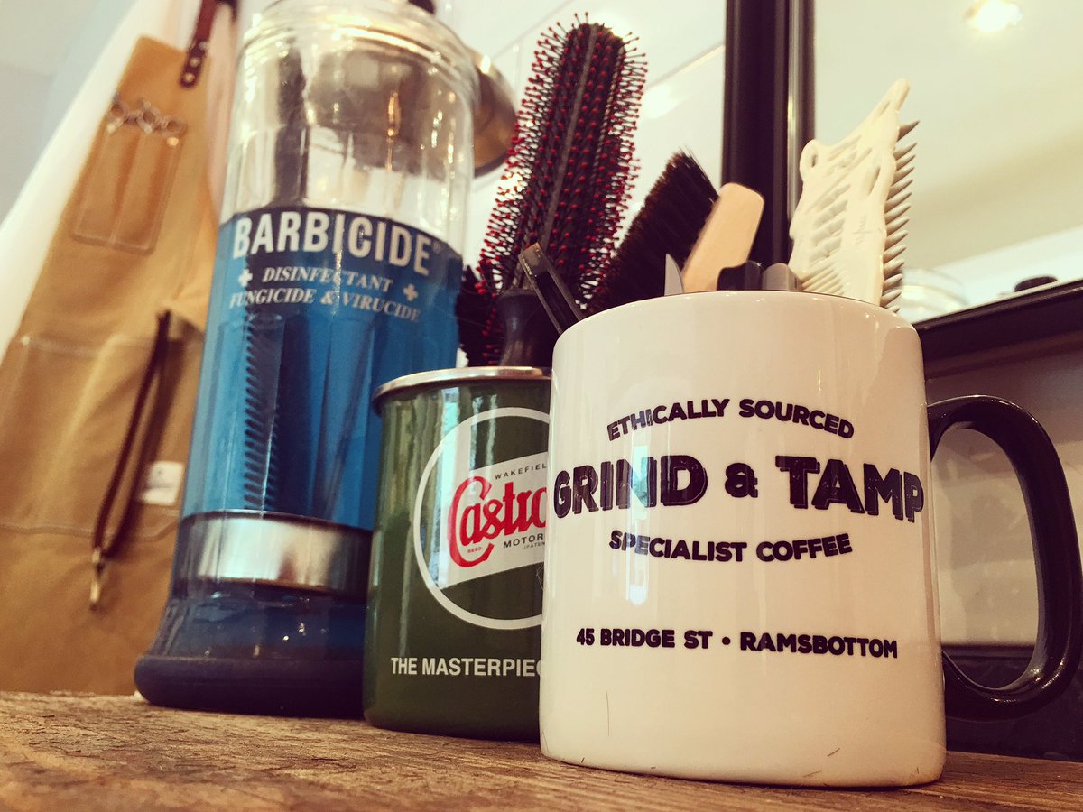 Great to have our brothers at <a href="/Grind_Tamp/">GRIND & TAMP</a> in the mix! #coffee #barbers #brothers