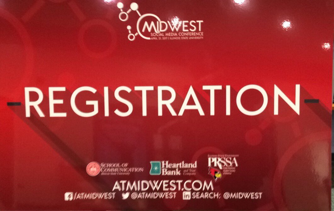 ILSTUPRSSA's tweet photo. Illinois State PRSSA is proud to be an Organizing Sponsor for the @atMidwest today! Amazing panels await! https://t.co/x4nDJ9S5P0