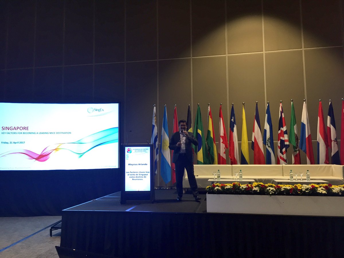 accclatam's tweet photo. #Conference Aloysius Arlando 👉🏻 Destination Attractiveness #Singapur Meetings
@AIPC_Global #SingEx https://t.co/7xGcORxvgp