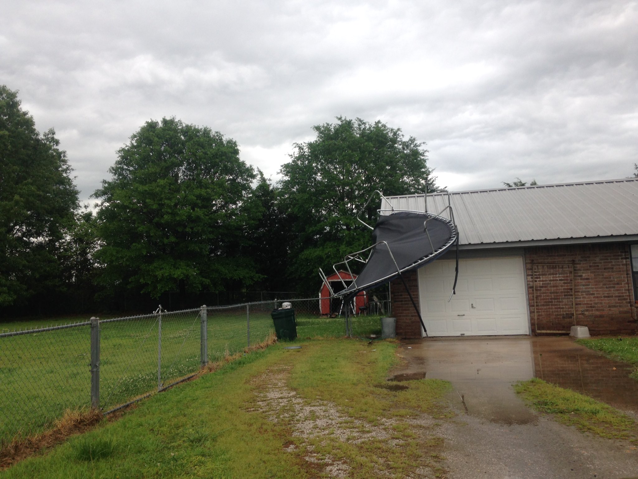Sequoyah Quinton on Twitter "Storm Damage From Vian, OK the town has