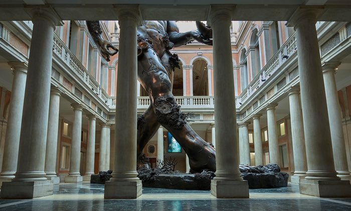 AnnaBGodfrey's tweet photo. Momentous, monstrous, mesmerising...and a whirlwind to have worked on. https://t.co/zYG0CZ08Uv #treasures #guardian #damienhirst https://t.co/wDNjTjIoEq