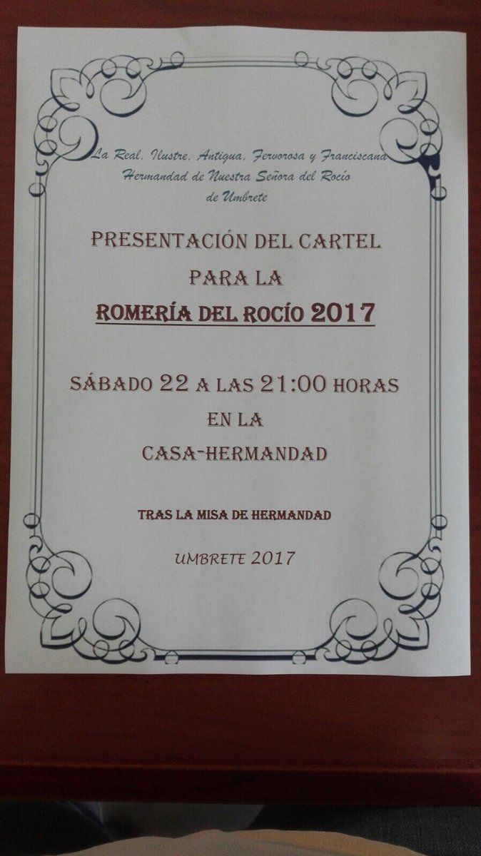 Hdad Rocio Umbrete tweet media