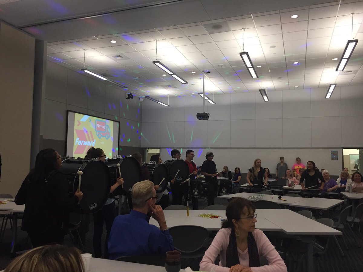 msballaro's tweet photo. CHS drumline was invited to perform at the Region 11 meeting! We brought the energy! :) #CHS_Lions #CastleberryISD https://t.co/MCmtoUrfMQ