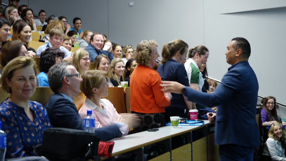 GalwayICAPSS's tweet photo. . @IrishCAPSS Resilience series at grand rounds with Pat Lam today had us all up dancing!! #cantstopthefeeling @DrDaraByrne @NUIG_Medicine https://t.co/NKBvECvQuT