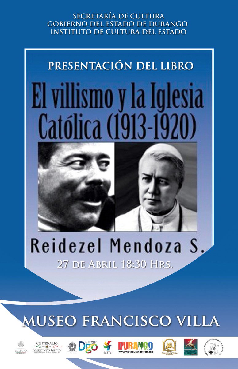 Los esperamos el próximo jueves 27 a las 6.30 pm, Museo Francisco Villa, entrada libre.