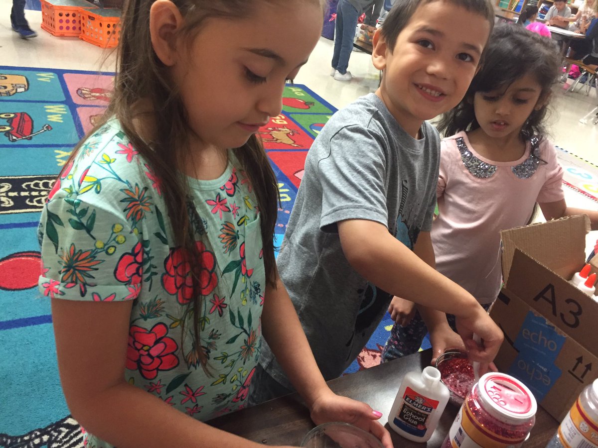 dktincognito's tweet photo. Mad Scientists having fun with #geniushour making Unicorn glitter slime! #ohtstrong #nisdgtadvancedacademics https://t.co/WI7X8mLNl3