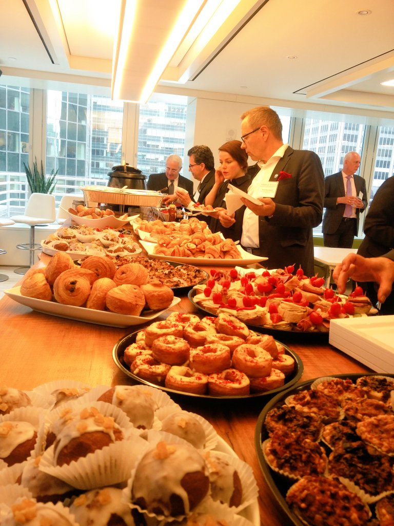 FACCNY's tweet photo. @FACCNY &amp; @BoreniusFI Breakfast Seminar:"100 Days of New Administration"with Consul General of Finland @ManuVirtamo &amp; Professor Anu Bradford https://t.co/uBwUlahm8V