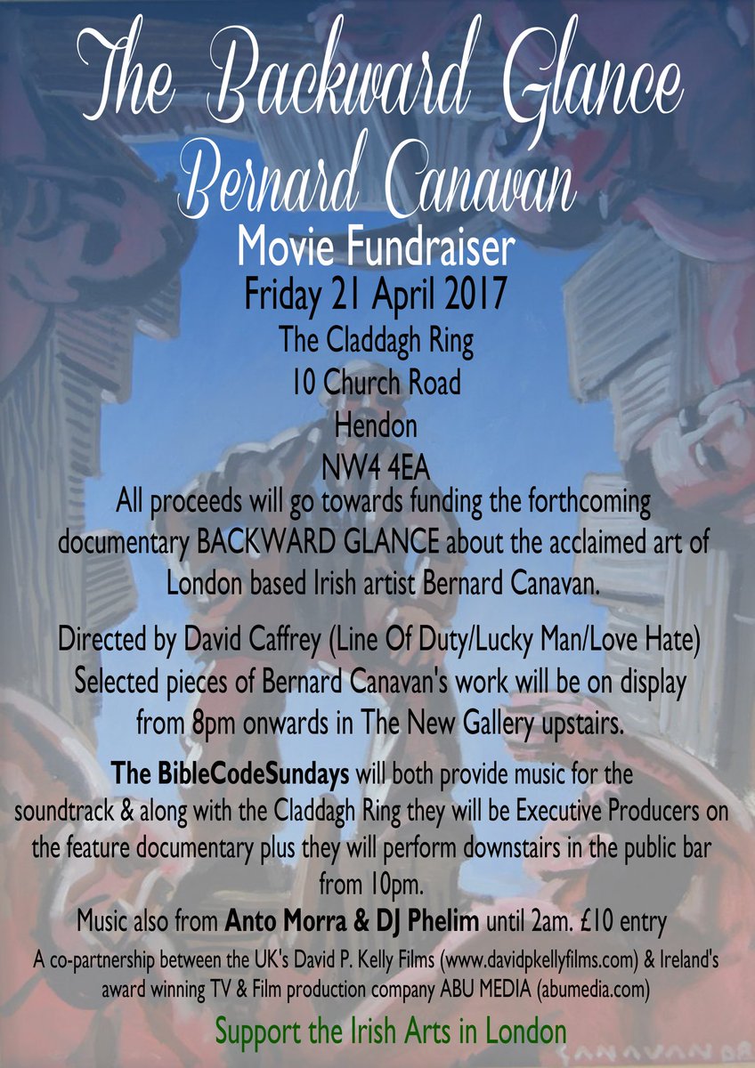 Sneak peak of the Bernard Canavan Art Exhibition upstairs in The @CladdaghRingPub's New Gallery tonight from 8pm! Meet Bernard himself too!
