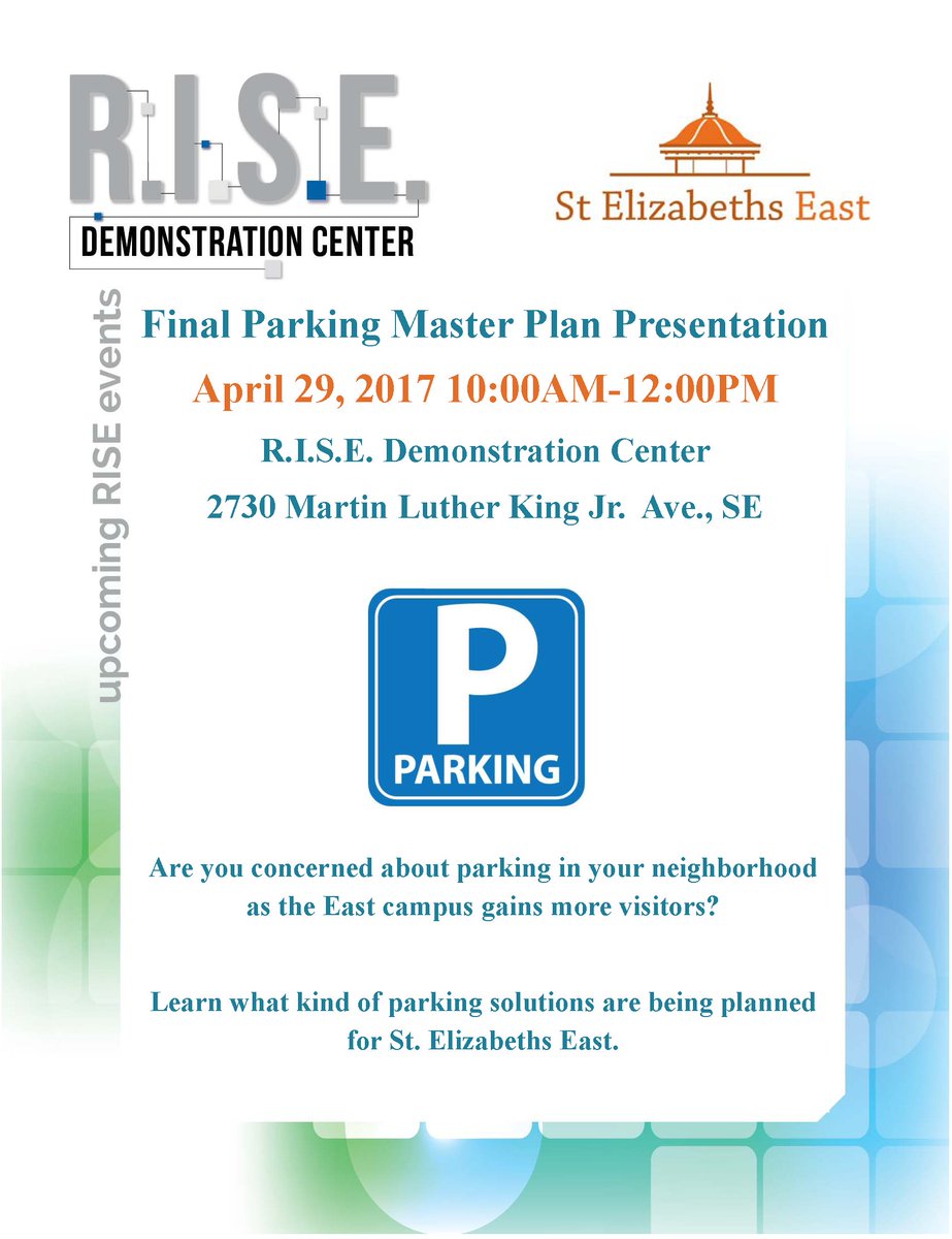 Join us to learn about Parking on the East campus! April 29th at 10AM!