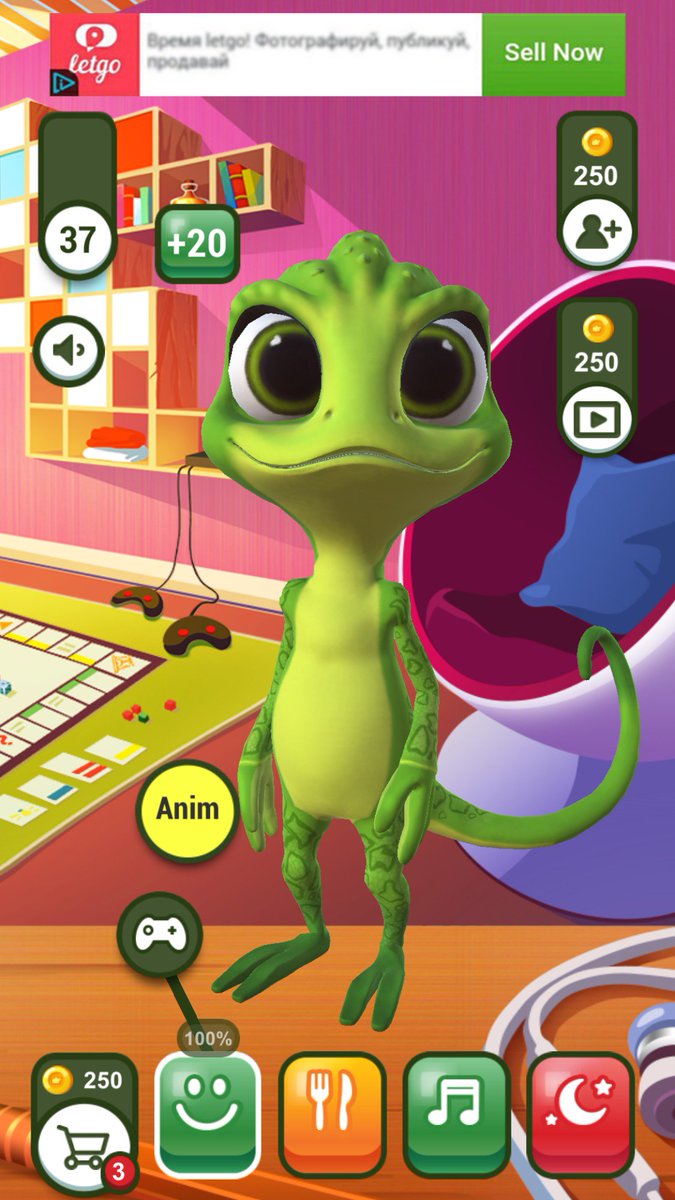 TalkingAndy's tweet image. This is the main playground. A childs room playing with his pet chameleon on his desk.