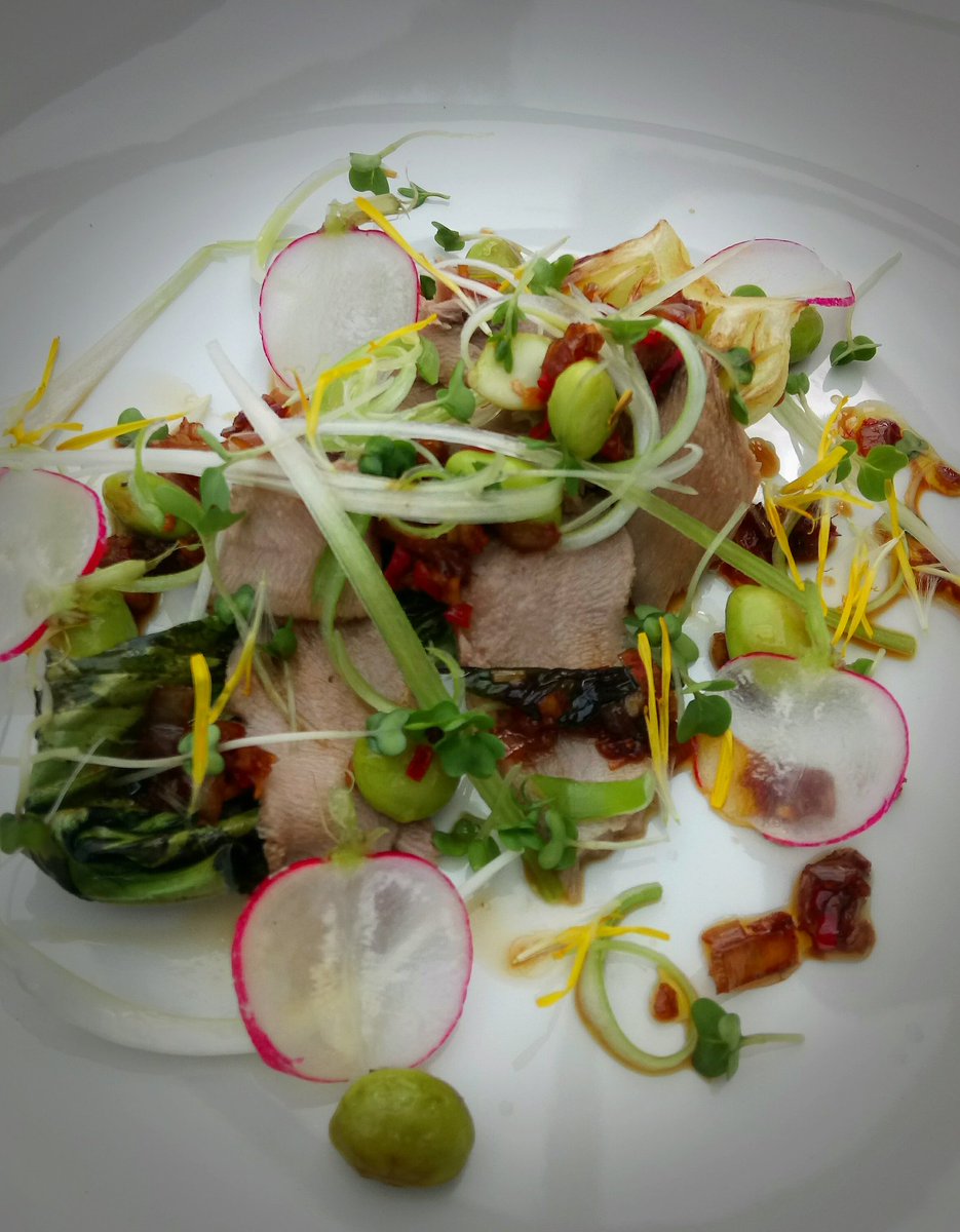 Lambs tongue turned into Moroccan spiced and Asian spiced starters <a href="/chandco/">CH&CO</a>