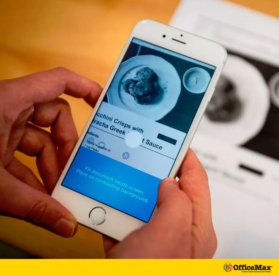 OfficeMax_mx's tweet photo. ¿Necesitas escanear un archivo? Con #MyScans lo harás fácilmente desde la comodidad de tu celular. https://t.co/QH418Ss2z0