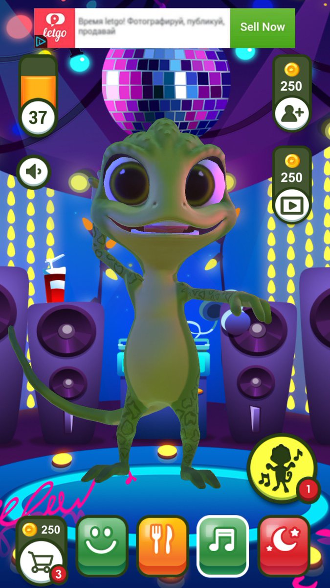 TalkingAndy's tweet image. This is the danceroom where character displays his talent as a dancer.