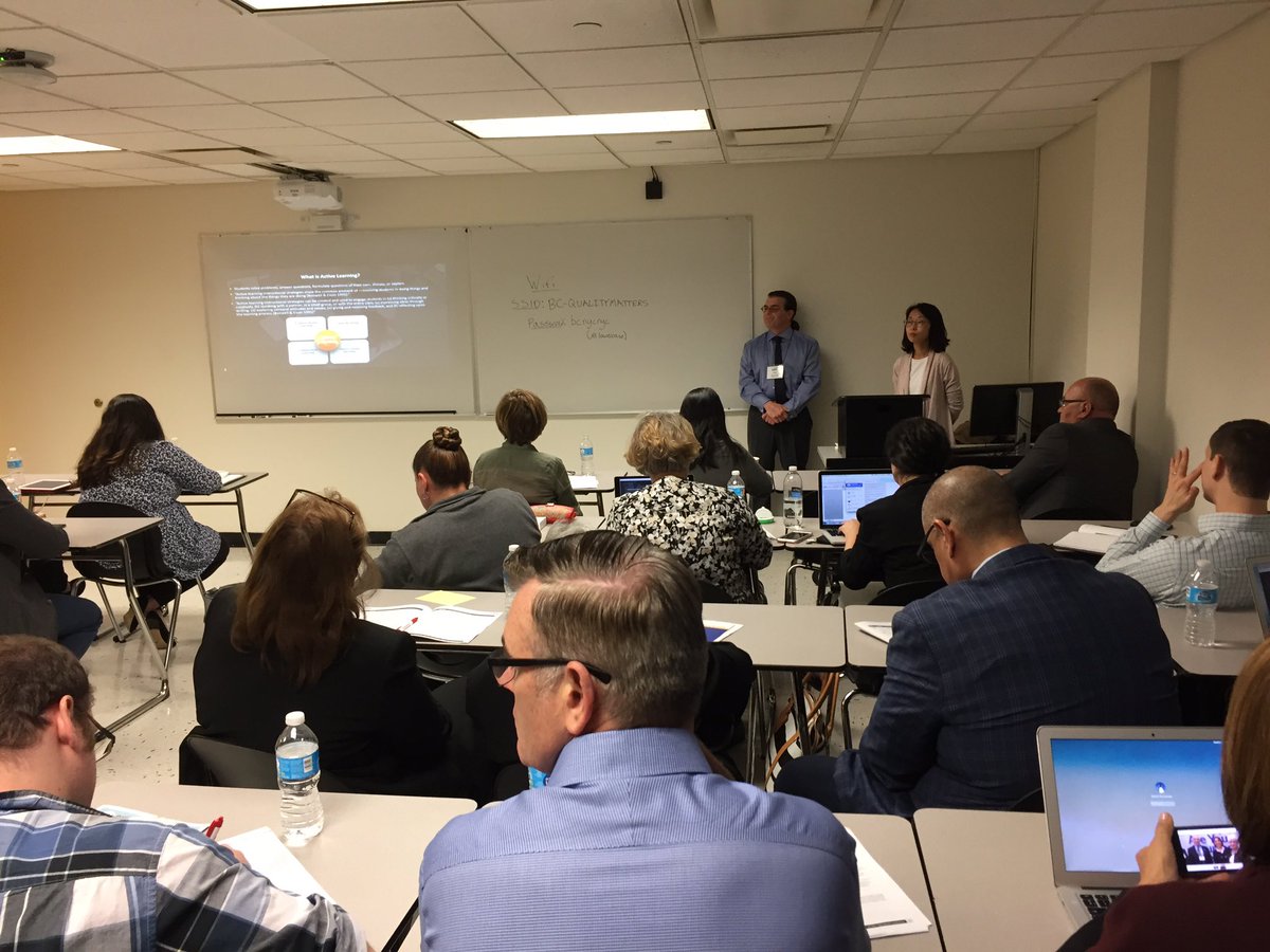 JScuralli's tweet photo. A capacity crowd at the Berkeley College presentation on Active Learning @BerkeleyCollege #QMRegionalConf    #NewsBerkeley https://t.co/TNw6q6g4zw
