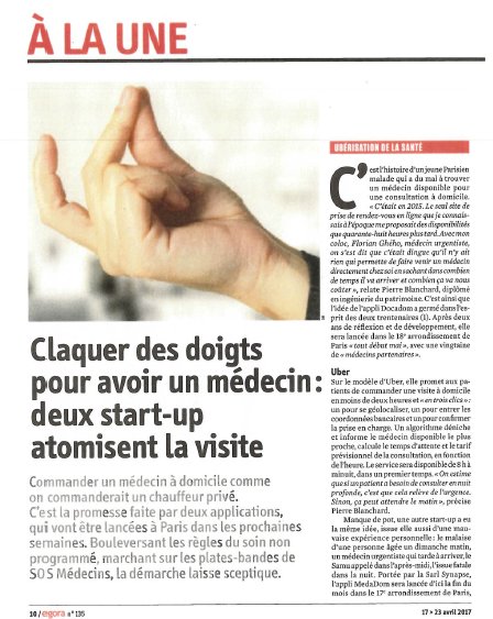 La santé ubérisée ? bit.ly/2pN2WF6 Un ouvel article cette semaine ! # santé connecté # marketingsanté # directionmarketing
