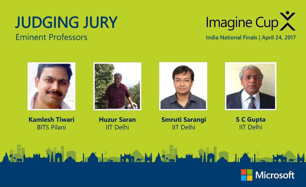 mayur_lyf's tweet photo. #JudgingJury
#kamleshtiwari #HuzurSaran #SmrutiSarangi #SCGupta
#ImagineCupIndia2017
@MSFTImagine @MicrosoftIndia @msindiastudent https://t.co/p0mKqbdAyN