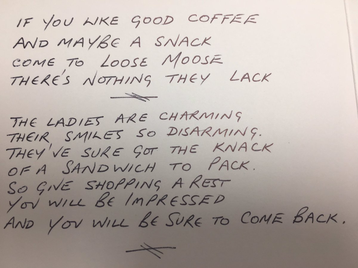 Lovely message in a card from a even more lovely customer!! ❤️