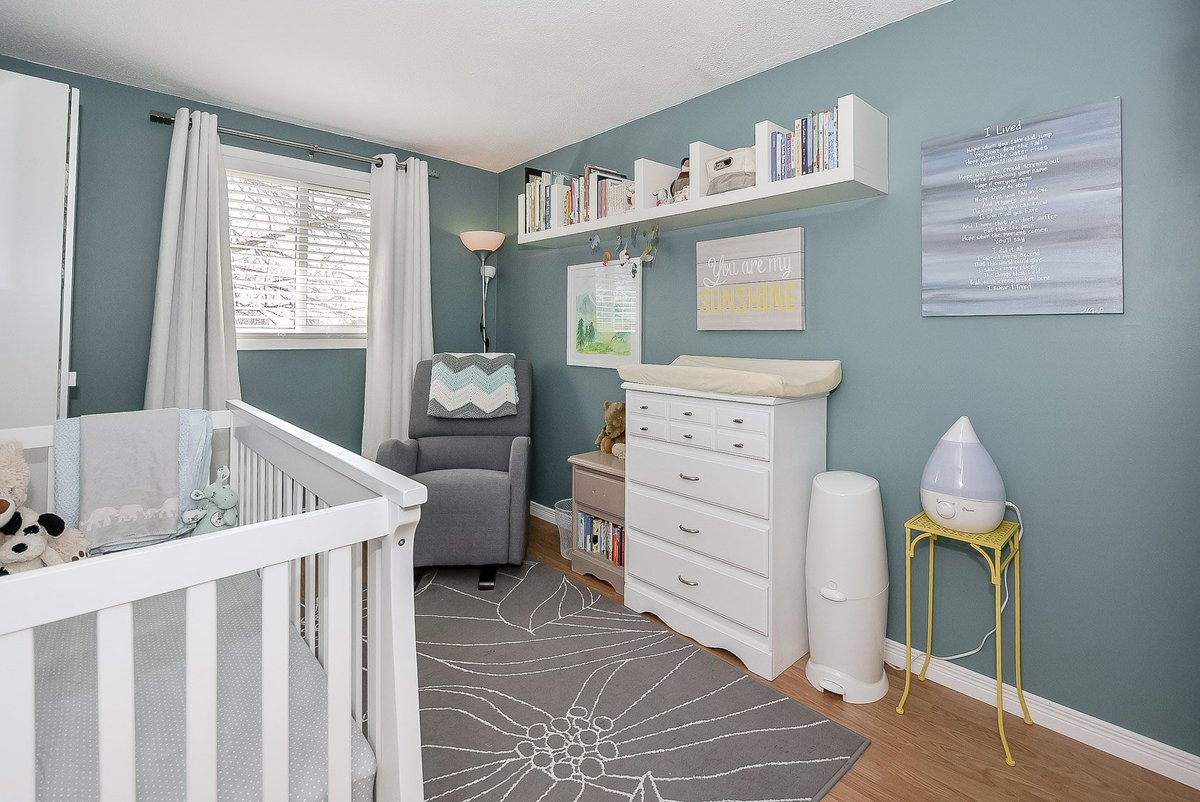 Hey baby!  Now that is one super cute nursery #forsale #Guelph #babyroom #stylish #newlisting #MovetoGuelph #14LeacockAve