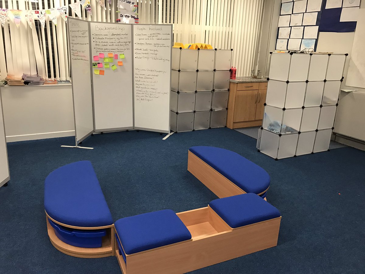 stlukesps1's tweet photo. Wow what a nice space to learn in, we can't wait to use the different spaces @mispace16 #technology #planning #teamwork #future #P7 https://t.co/jtZj4SeFW9