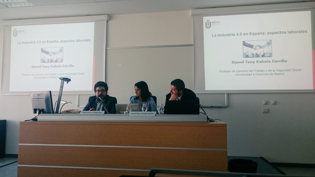 ADAPT_bulletin's tweet photo. Ora a #Fpml2017 con @djamilkahale1 @UDIMA: la #industria40 en España: aspectos laborales https://t.co/bAhuIbGuwL
