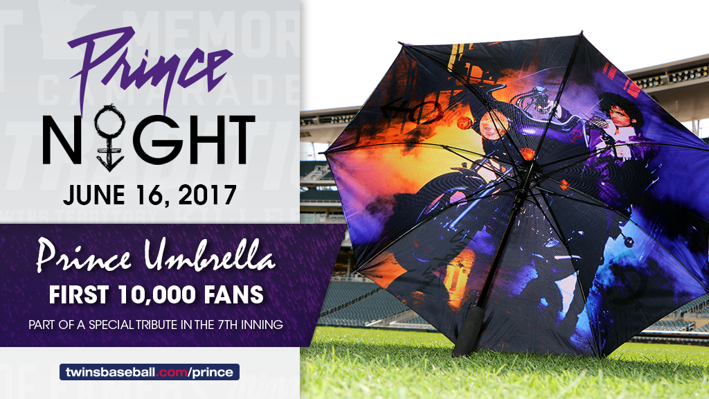 Twins's tweet image. Celebrate the life of Prince with us on Prince Night at the ballpark! twinsbaseball.com/prince #RIPPrince