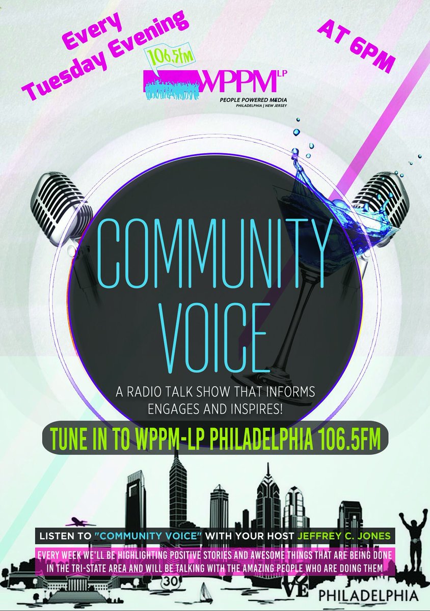 GreaterDayAhead's tweet image. #CuriousQuestion Who's doing something great in the community and wants to be a guest on Community Voice? Email: CommunityVoicePHL@Gmail.com