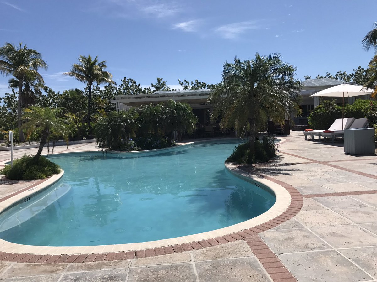 Pool area #BeachhouseTurksandCaicos Pretty sure I'm going to miss this place! 😏 It's gorgeous!