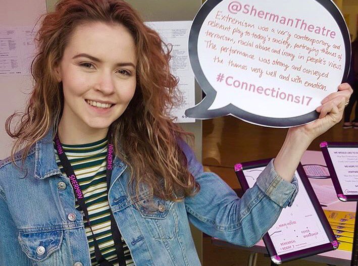 ntconcdf's tweet photo. #NTConnections workshop participants respond to #Extremism at @ShermanTheatre https://t.co/LC6car8pwL