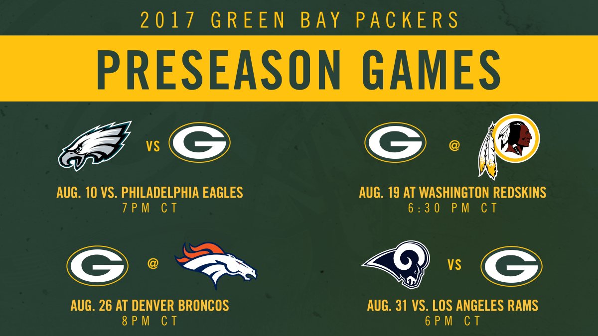 Green Bay Packers on Twitter "In addition to the regularseason