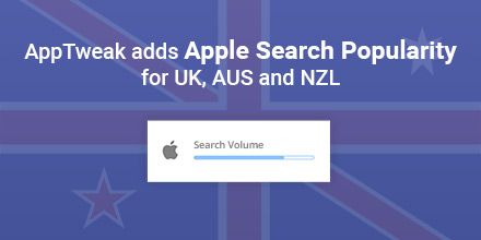 AppTweak's tweet photo. [HOT NEWS] 🇦🇺 🇬🇧 New UK-AUS Apple Search Popularity already available on AppTweak!  https://t.co/Xi9Z44Zgav #ASO #AppStoreOptimization #news https://t.co/b9vhGFekba