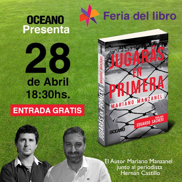 Oceanoargentina's tweet photo. La #FILBuenos Aires es una de las más esperadas del latinoamérica, una verdadera fiesta de la cultura. Encontrate con @marianomanzanel https://t.co/GIUWKTuOXL