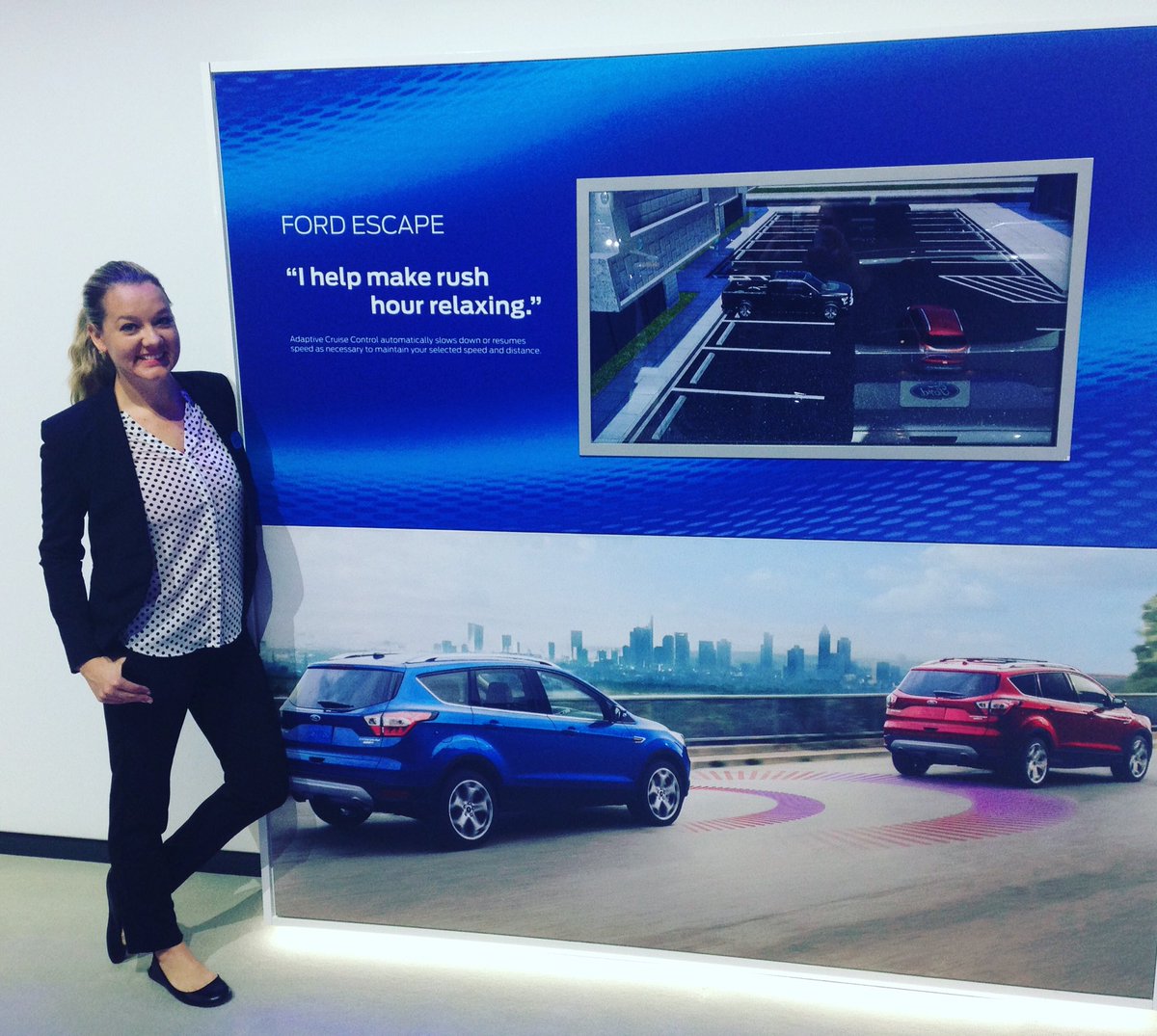 Ford_MichelleJ's tweet photo. Come see me and learn more about the #ford #escape @fordautoshows @nyautoshow and learn how to make rush hour relaxing .... https://t.co/CtrEYc5wwN