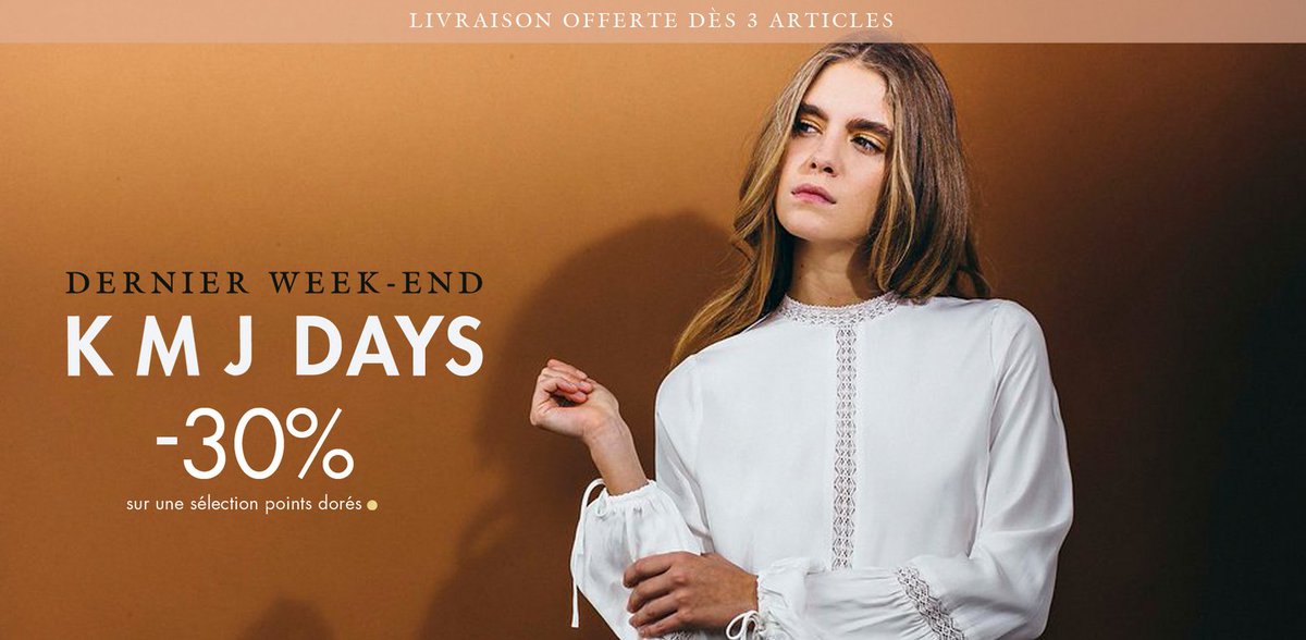 karlmarcjohn's tweet photo. KMJ DAYS ! en boutiques et par ici > https://t.co/J9LU114wEn 
Bon shopping ! https://t.co/Ldwa2irMMP