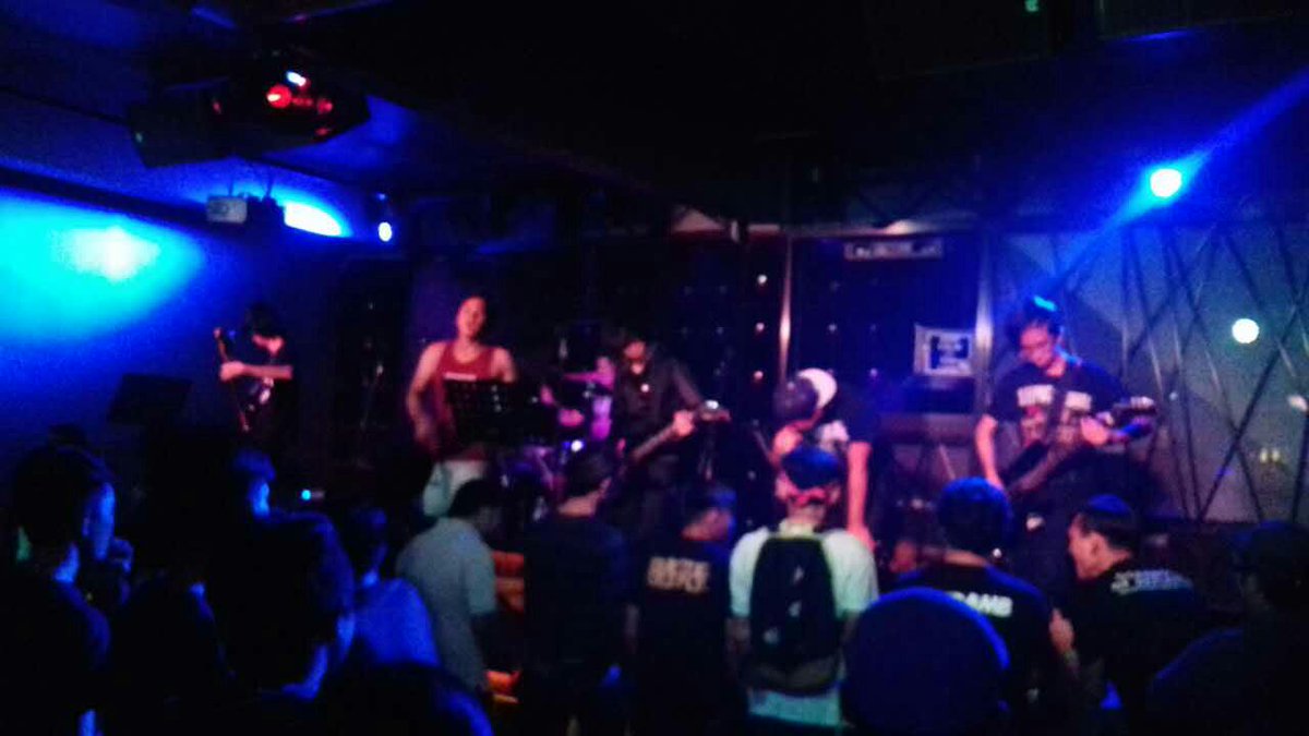 Underground All Scene (Vol. 1) gig at Nightlife Music Lounge, Kuching. 2nd April 2017. #metalcore #show #posthardcore #throwback #photo