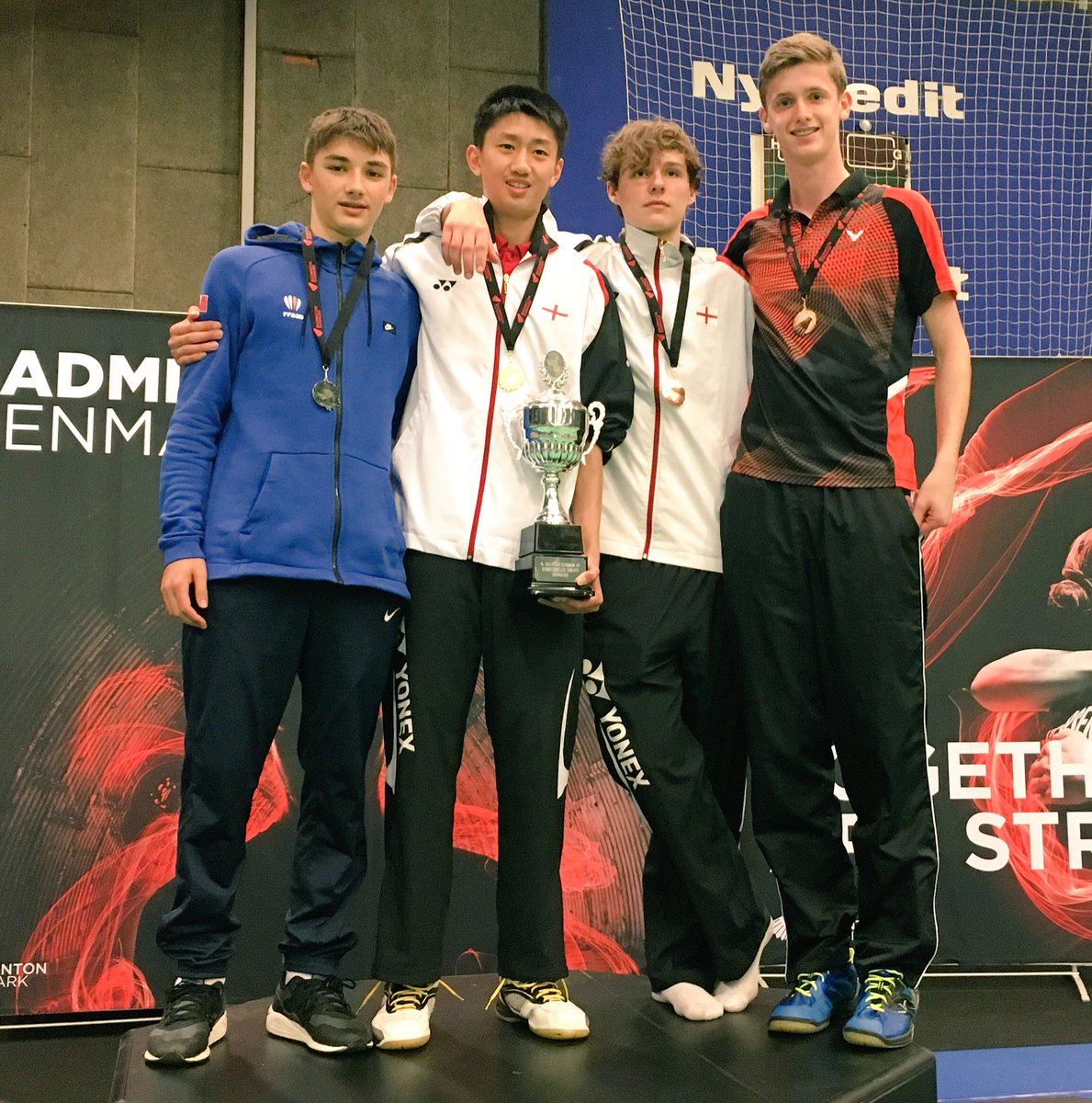 FFBaD's tweet photo. 2 médailles d'argent aux 6 Nations U17 : C.Popov en SH et F.Delrue/M.Briot en DH 👏🇫🇷 https://t.co/hjI7RIEqhq