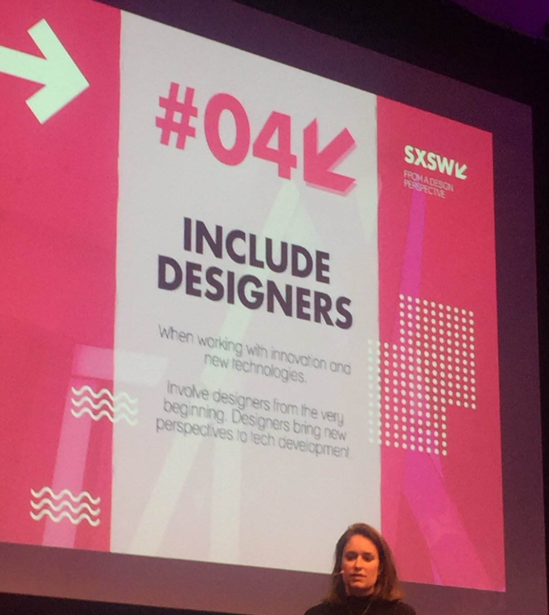 Flot opråb fra #UX Rie om bla at inkludere designere til findings fra #sxsw på #sxswdk #cui #blockchain