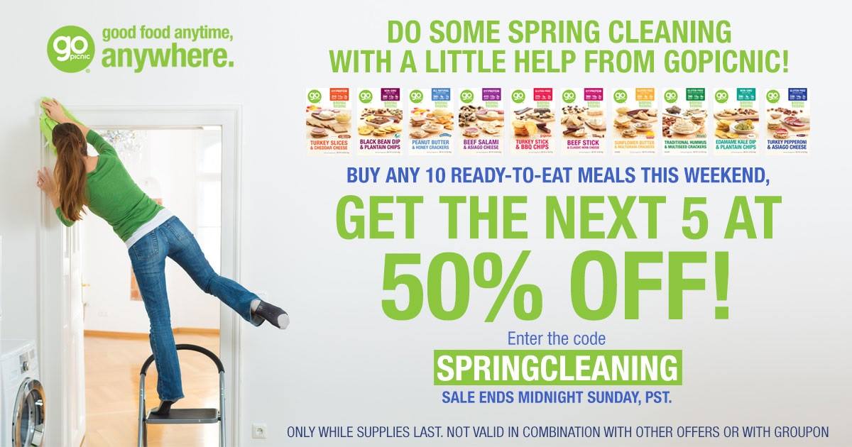 GoPicnic's tweet photo. Do some spring cleaning on your pantry with a little help from GoPicnic! https://t.co/C4jaEx754Q https://t.co/hp9Xovc97C
