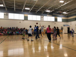 Staff vs. student bball game <a href="/matthewdeblois/">Matthew DeBlois</a>