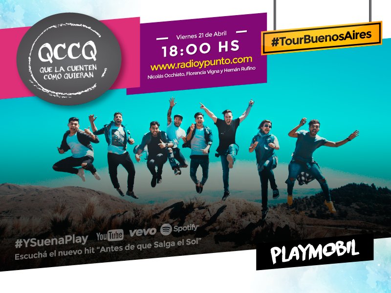 Hoy visitamos a <a href="/NicolasOcchiato/">Nico Occhiato</a> en <a href="/Quelacuenten_ok/">QLaCuentenCmQuieran</a> para poner toda la fiesta a este viernes, presentando lo nuevo y mas <a href="/RadioyPunto/">RadioyPunto</a> 😎🎶