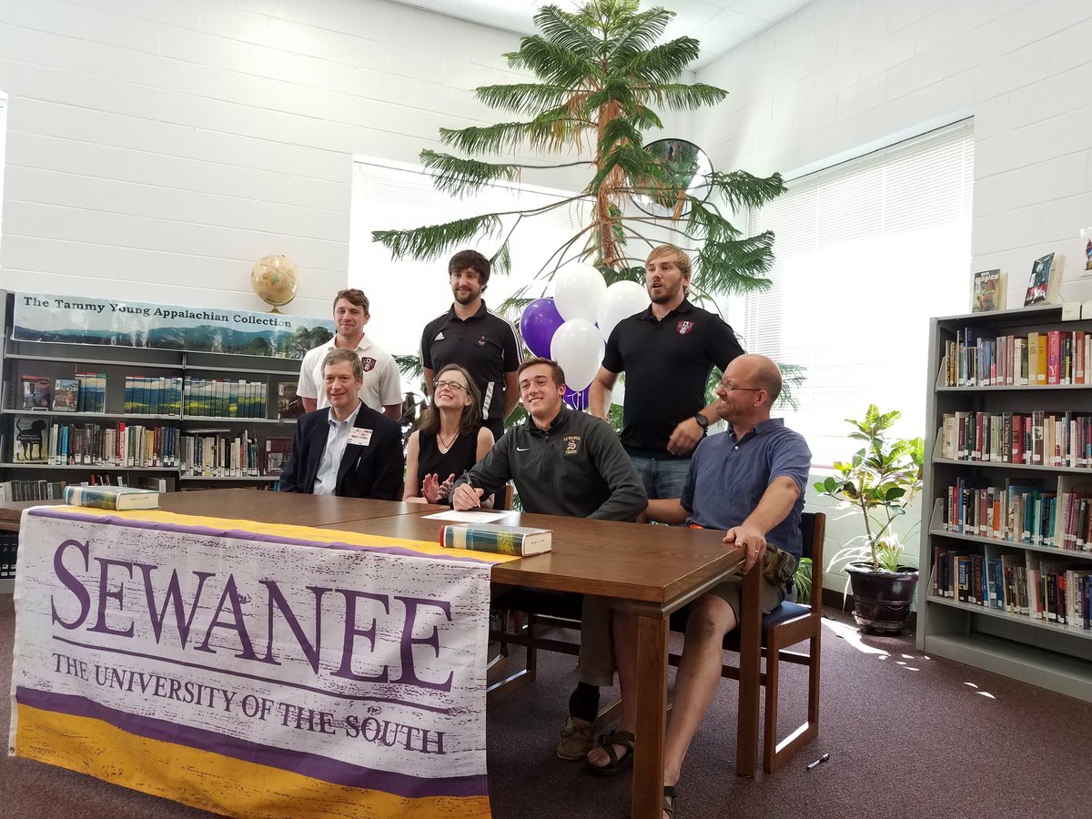 Hooray for James Murray, keeper for Owen Soccer. He signed with Sewanee (University of the South). And also on academic scholarship!